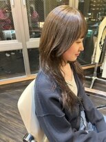 ディンプル 越谷駅前(DiMPlE)&nbsp;韓国風　ロングレイヤー　マットベージュ