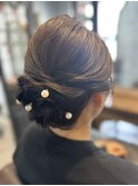 七五三ママ和装ヘアセット