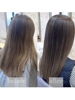 ヴィアスヘアー(vias hair)&nbsp;【白髪活かし】スモーキーベージュ