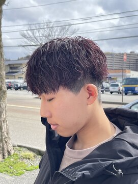 レボ(Revo) ツイストスパイラルパーマ×ブラウンレッドカラー