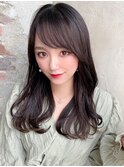 【NEW OPEN】小顔前髪あり後れ毛サイドバングメルティカラー
