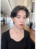 ショートカットショートヘアコンパクトショートボブ丸みショート