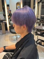 インク サカエ(inq sakae) メンズ/ブリーチカラー/パープルカラー