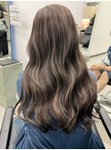 栄ハイライトレイヤー小顔ロングヘア