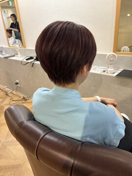 インビテーション(invitation) 秋先取りカラーショートスタイル