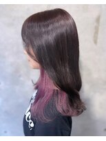 カリーナコークス 原宿 渋谷(Carina COKETH)&nbsp;ブリーチ1回のマゼンダインナー