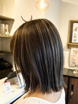 リットバイディア 茅ヶ崎(Lit by diar) 茅ヶ崎/ハイライト/髪質改善/白髪ぼかし/ショート/ボブ/レイヤー