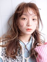 アイティーバイアルバム 八王子店(IT by ALBUM)&nbsp;ミルクティーオリーブベージュ韓国ヘア顔周りレイヤー_9952