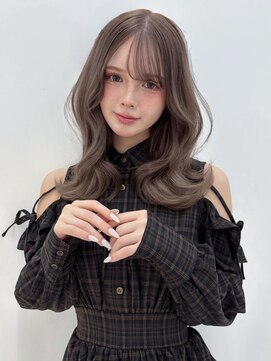ユーフォリア 新宿店(Euphoria) ブリーチカラー×ミルクティーベージュ◎韓国風くびれヘア