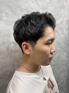 レベル 葛西店(LEVEL) アップバング ツーブロック 刈り上げ メンズカット/葛西メンズ
