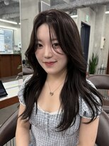 ニコ トウキョウ 渋谷(nico TOKYO)&nbsp;ミディアムレイヤーカット顔周りレイヤーウルフハッシュカット