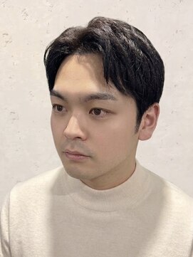 ワンワンオー バーバーショップ 長浜店(@110 BARBER SHOP) センターパートスタイル