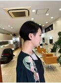 大人の美シルエットショート くびレイヤーグラデーションボブ#2