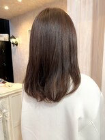 キャアリー(Caary)&nbsp;福山美容室Caary髪質改善ラベンダーカラー艶髪ローレイヤー30代