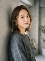 クレメント サロン ブル(Clement Salon Bull)&nbsp;【松戸BULL】大人女性に！前髪なし外ハネくびれミディ/40代/松戸