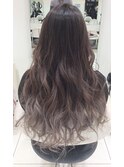 最先端グラデーションカラー★アッシュグレー