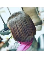 キャン 温品店(CAN)&nbsp;【ＣＡＮ】　ＮＫＤ　縮毛矯正後のナチュラルボブ