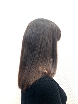 クオリス 上福岡店(QUALIS) 縮毛矯正/ナチュラルストレート/30代40代50代/ダークブラウン