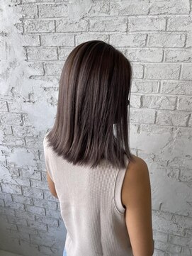 プライズ 池袋店(prize) グレージュ_くびれミディ_ボブウルフ_10代20代池袋1130