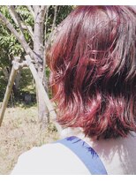 ナンバーエイト(number eight)&nbsp;インスタ人気☆可愛いスカーレット×ウェーブショート10代20代