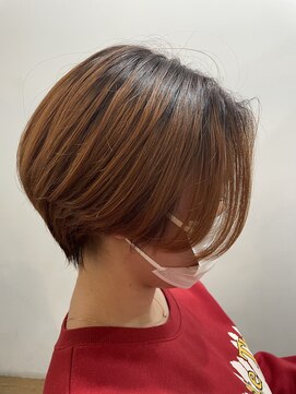 エニー ココ ヘアー(ANY.coco HAIR) オレンジショート☆