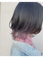 シンク 豊中店(sync)&nbsp;ウルフすそインナーカラー！薄紫が可愛すぎる！