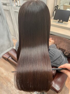 ライフアンド 浦和(LIFE&) 髪質改善ヘアエステ/縮毛矯正/ストレート/黒髪/ココアベージュ