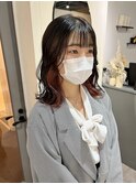 グレージュ×ピンク.