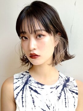 アフロートリノ(AFLOAT Leino) 小顔ヘルシーレイヤースタイル透明感カラー【修】20代30代40代