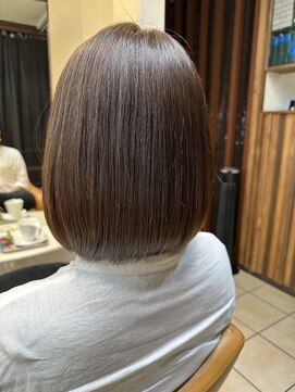 クオリス 上板橋店(QUALIS) レディースさらつやボブ髪質改善ストレート