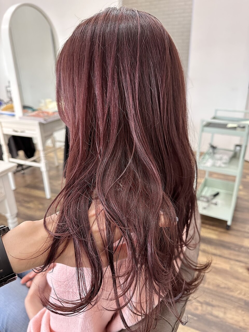 ハイライトピンクパープル艶カラー：L188810132｜コス(KoS)のヘア