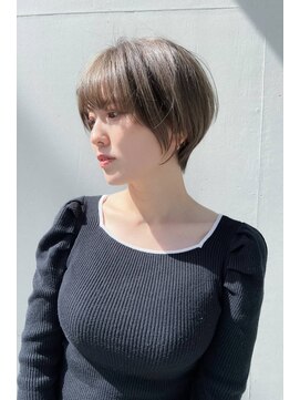 ヘアーディープ(hair deep) グレージュ×ショート