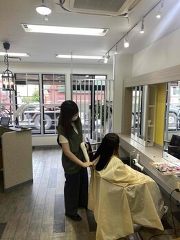 メイト(MATE)の写真/大型店が苦手な方にもオススメ◎落ち着いた雰囲気でゆったりとしたサロンタイムをお過ごしください♪