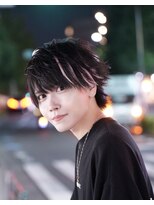 ポプルス(popls)&nbsp;アイドルメンズウルフ/デザインカラー