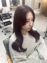 サンバイセライロ 千葉(SAN. by celilo)&nbsp;ボルドーカラー/ロングレイヤー【momoka】