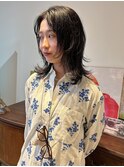 レイヤーカットフェイスレイヤーウルフカット