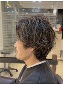 メンズハイライトパーマ