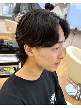 ビカムメンズヘアー 栄店(become men's hair) フェザーパーマ/ニュアンスパーマ