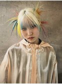 レイヤーカット/ウルフカット/くびれヘア/夏のヘアアレンジ