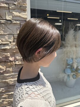 リンク ヘアアンドエステティック(Link Hair&Esthetic) 品よく、抜け感もプラス。こなれショートヘア