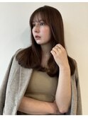 ふんわりカールヘルシースタイルルーズヘアショコラアッシュ