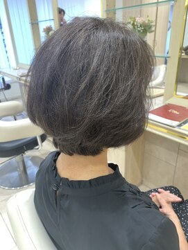 アッシュ 仙川店(Ash) 40代50代60代髪型ボリュームアップボブミセスボブ艶カラー