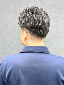 ミナト(minato) オールバックパーマ【大人世代/清潔感/メンズカット】