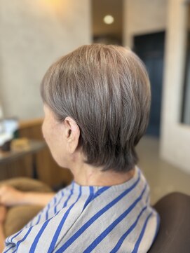 ニッケ ヘアーデザイン(nikke hair design) 【明るめグレイカラー】浜松市/ニッケ/090-1015-2016