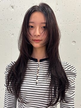 シティ(sity.) 大名　ブリーチなしカラー　暖色カラー　ボブ