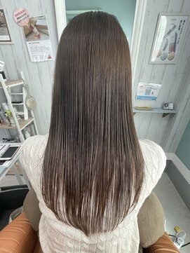 リトルスマイリー 鵠沼海岸店(Little Smiley) オリーブグレージュ/髪質改善/ハイライト/白髪ぼかし/ヘッドスパ