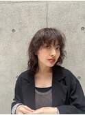 小顔ウルフパーマ