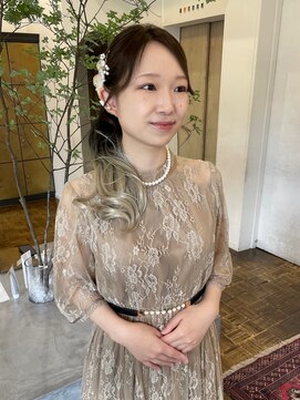 ヘアーアイスカルテット(HAIR ICI QUARTET) 冬カラーヘアセット結婚式20代30代40代