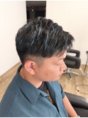 メンズカット　ハイライト