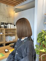 THINK AND ボブ / ベージュカラー / 透明感カラー